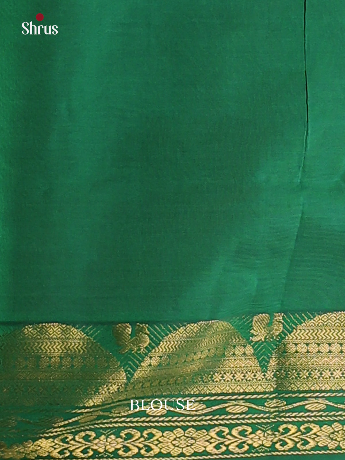 Pink & Green - Silkcotton-halfpure Saree - Shop on Shrus.com