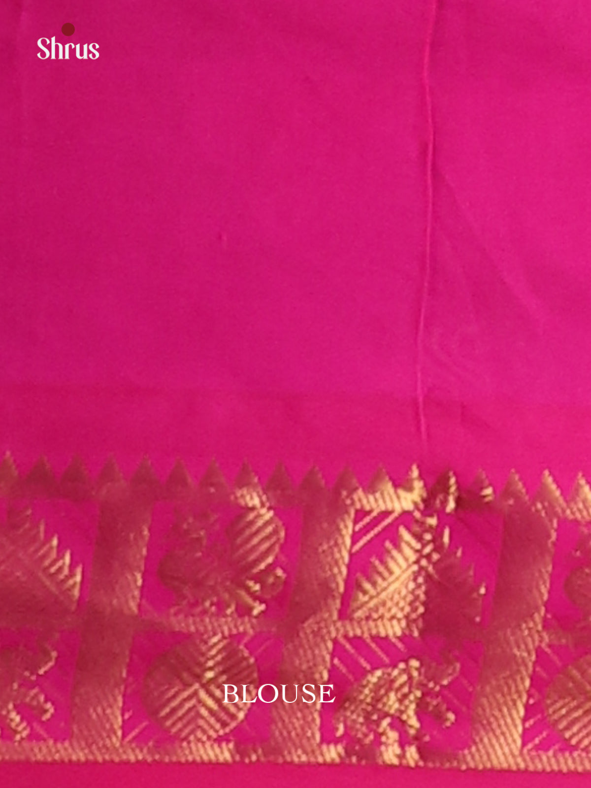 Green & Pink - Silkcotton-halfpure Saree - Shop on Shrus.com
