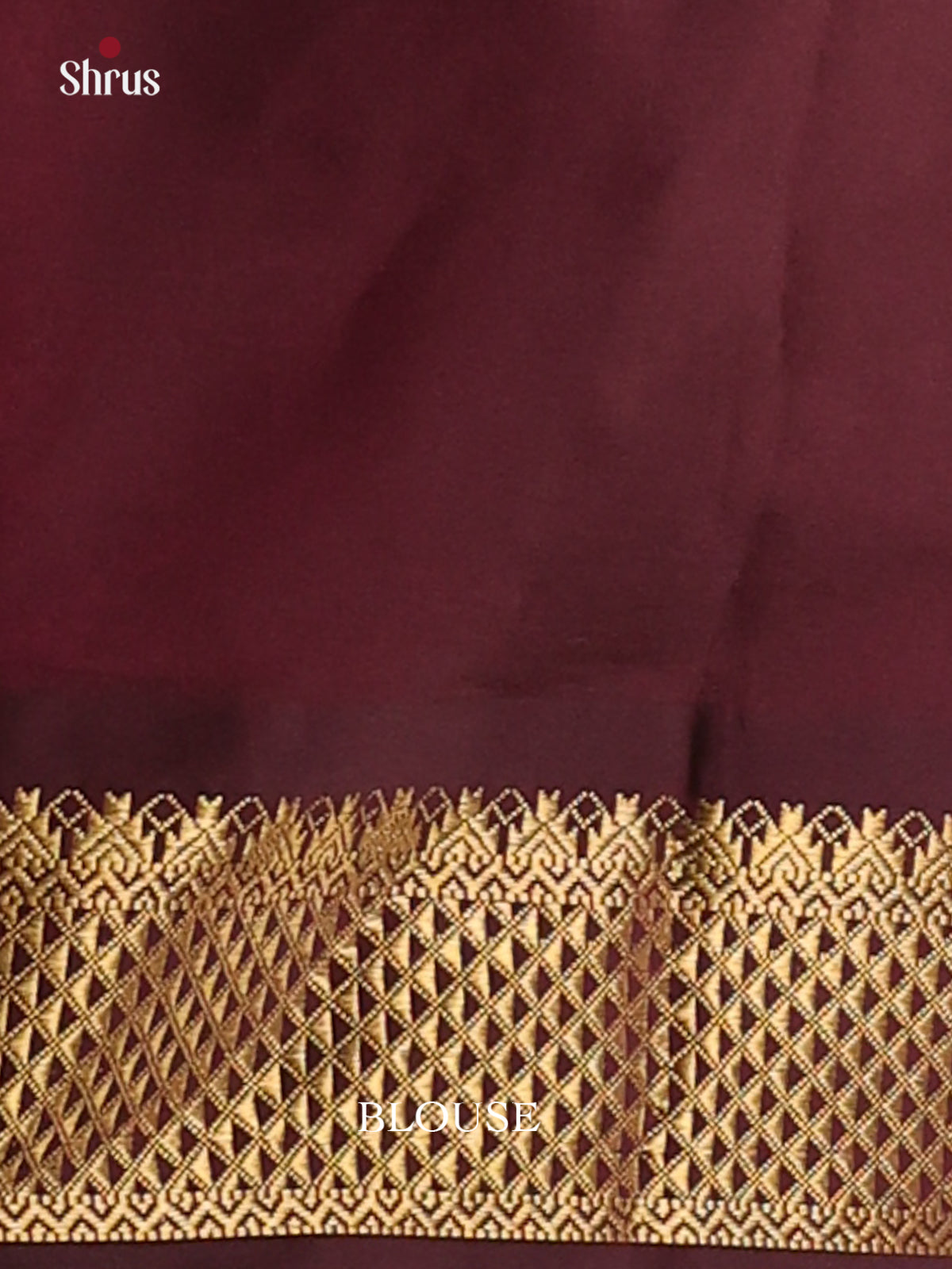 Pink & Brown - Silkcotton-halfpure Saree - Shop on Shrus.com