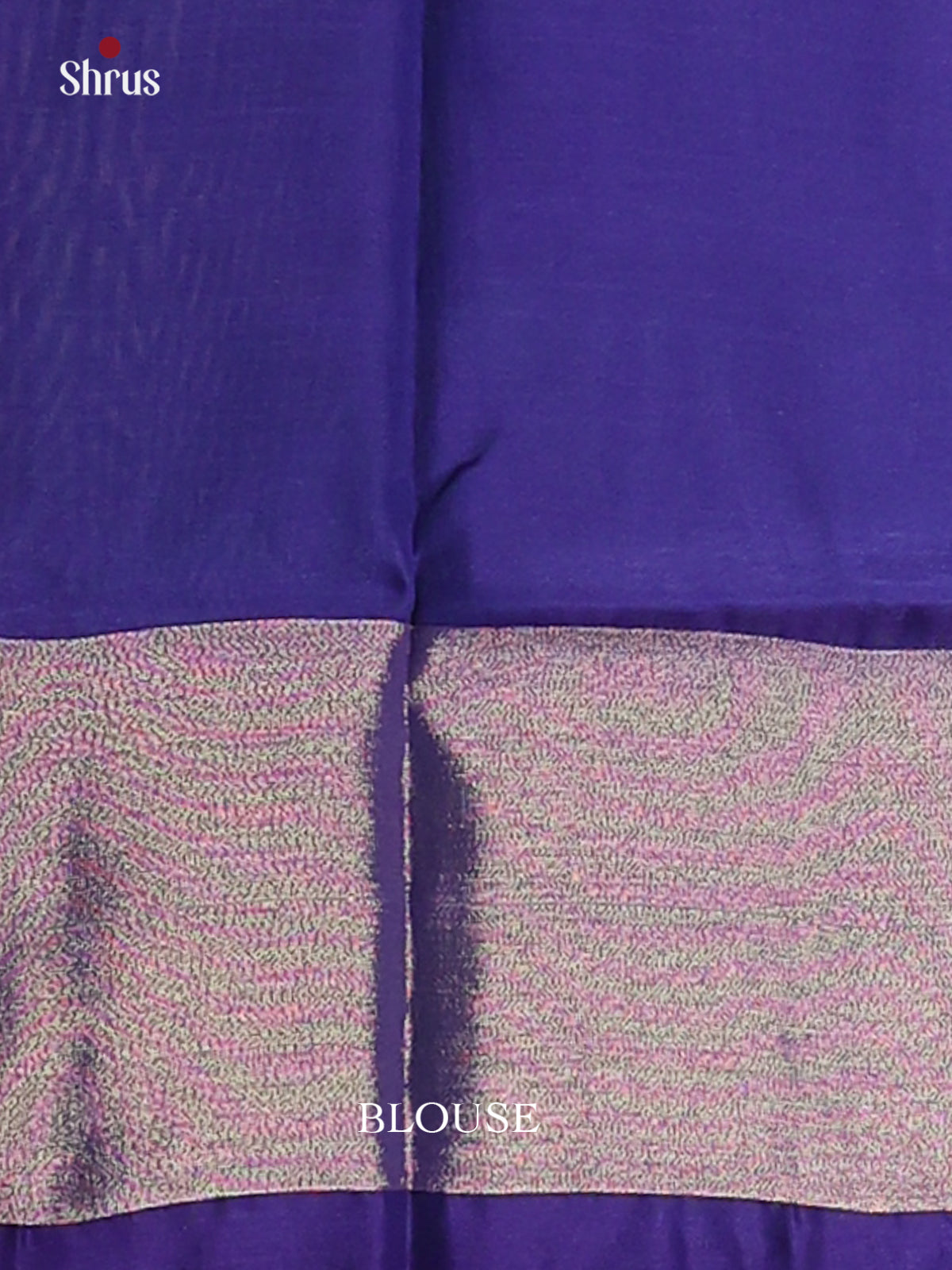 Teal Green & Royal Blue - Semi Uppada Saree - DCS07361 - Shop on Shrus.com