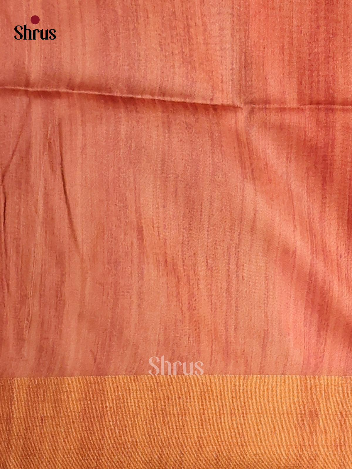 Pink & Brown - Champa Semi tussar Saree - DCS11006 - Shop on Shrus.com