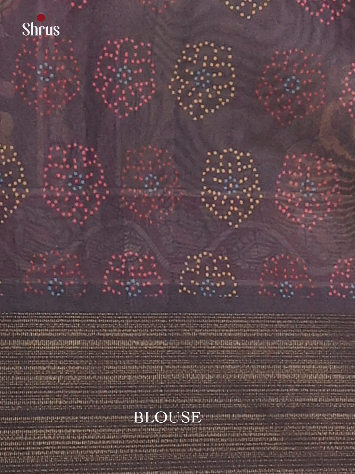 Pink & Black- Champa semi tussar Saree - Shop on Shrus.com