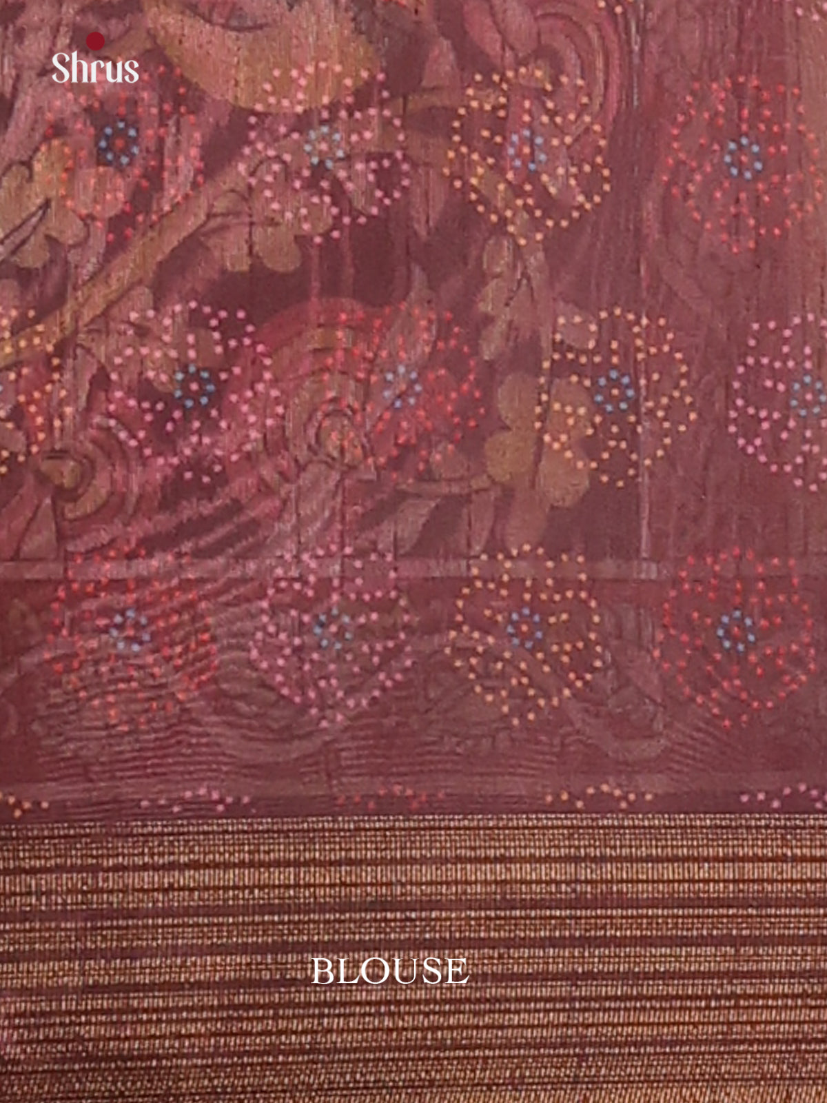 Pastel Green & Brown- Champa semitussar Saree - Shop on Shrus.com
