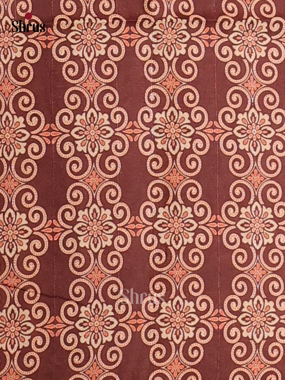 Dark Brown - Champa Semitussa Saree - DCS11101 - Shop on Shrus.com