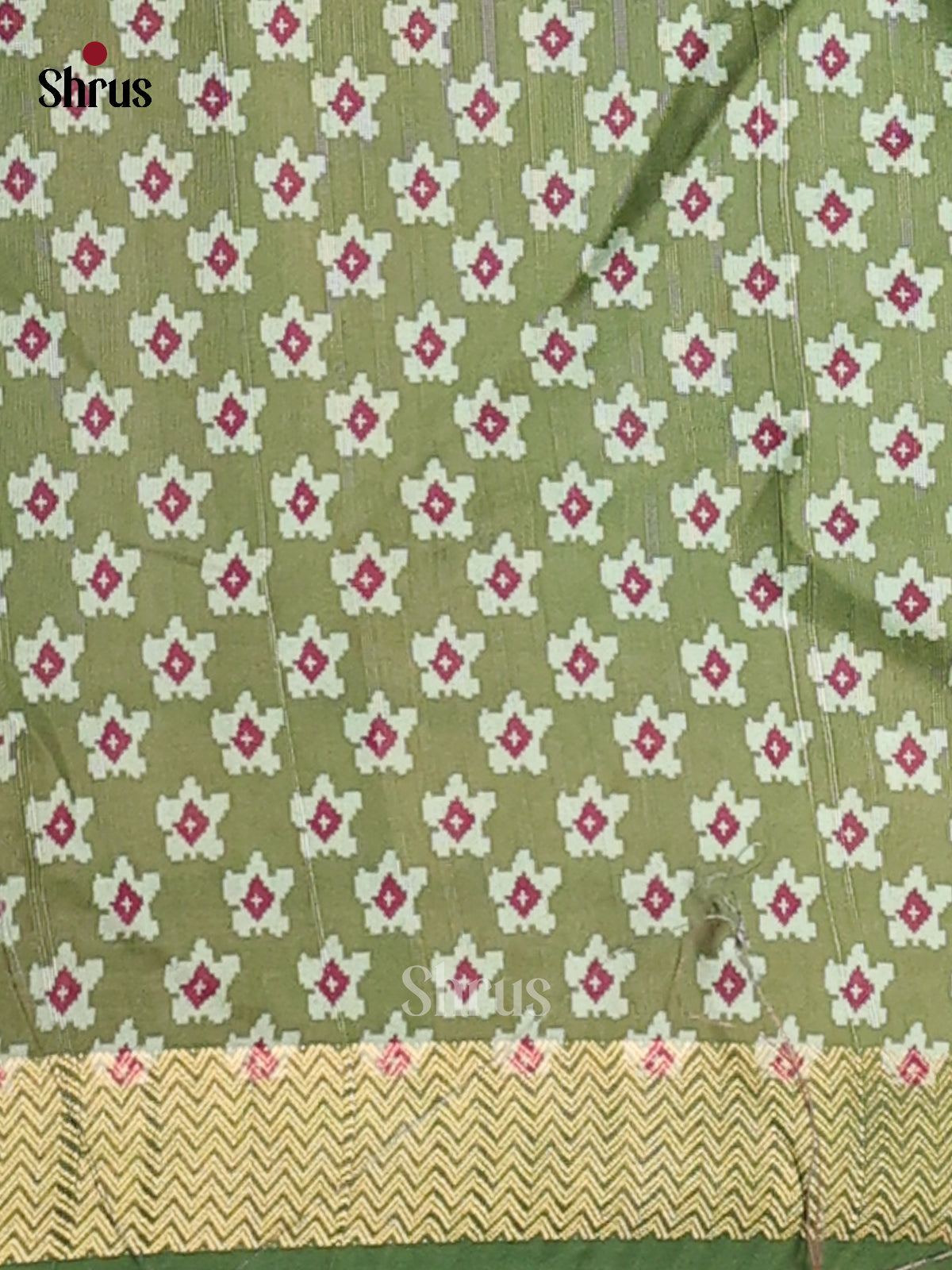 Green & Purple - Champa Semi tussar Saree - DCS11108 - Shop on Shrus.com