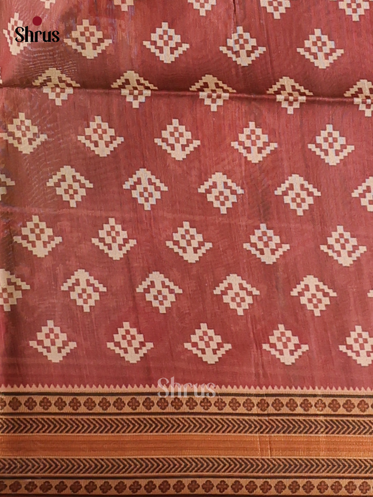 Green & Brown - Champa Semi tussar Saree - DCS11137 - Shop on Shrus.com