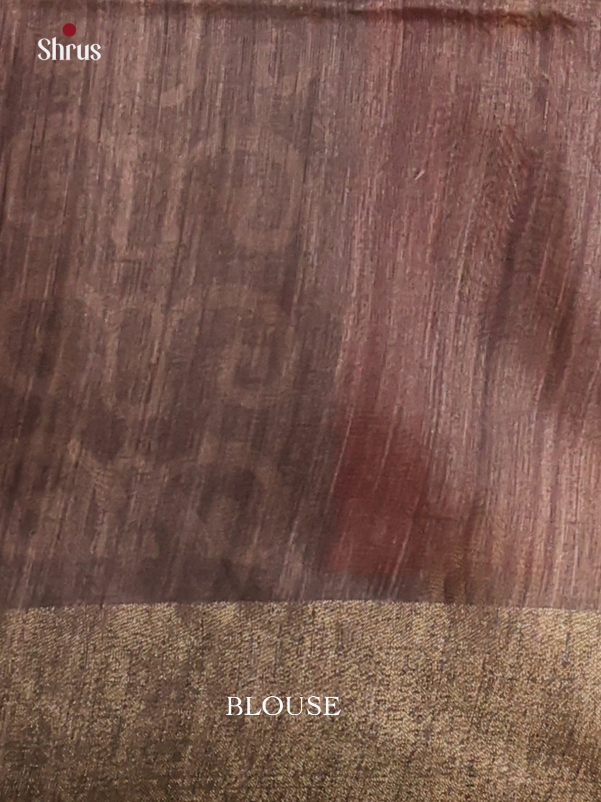Sandal & grey - Champa Semi tussar Saree - DCS11170 - Shop on Shrus.com