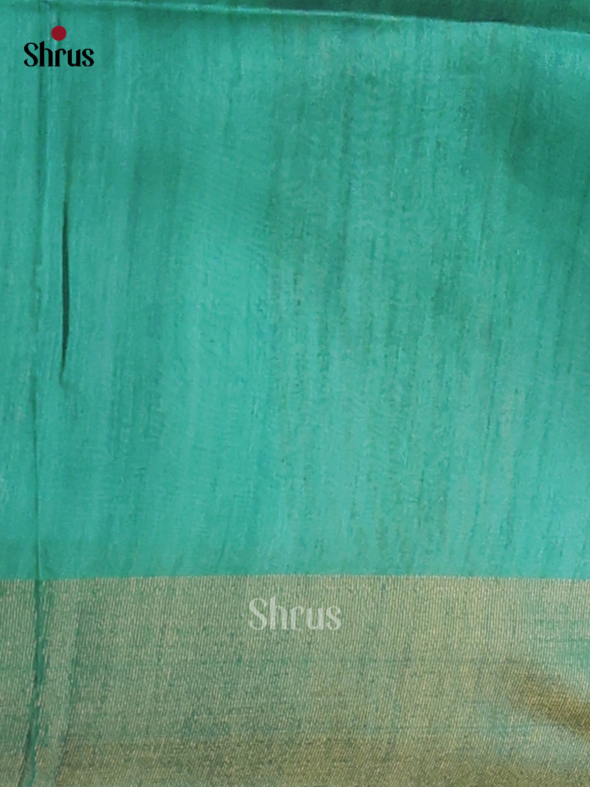 Orange & teal Green - Champa Semi tussar Saree - DCS11177 - Shop on Shrus.com