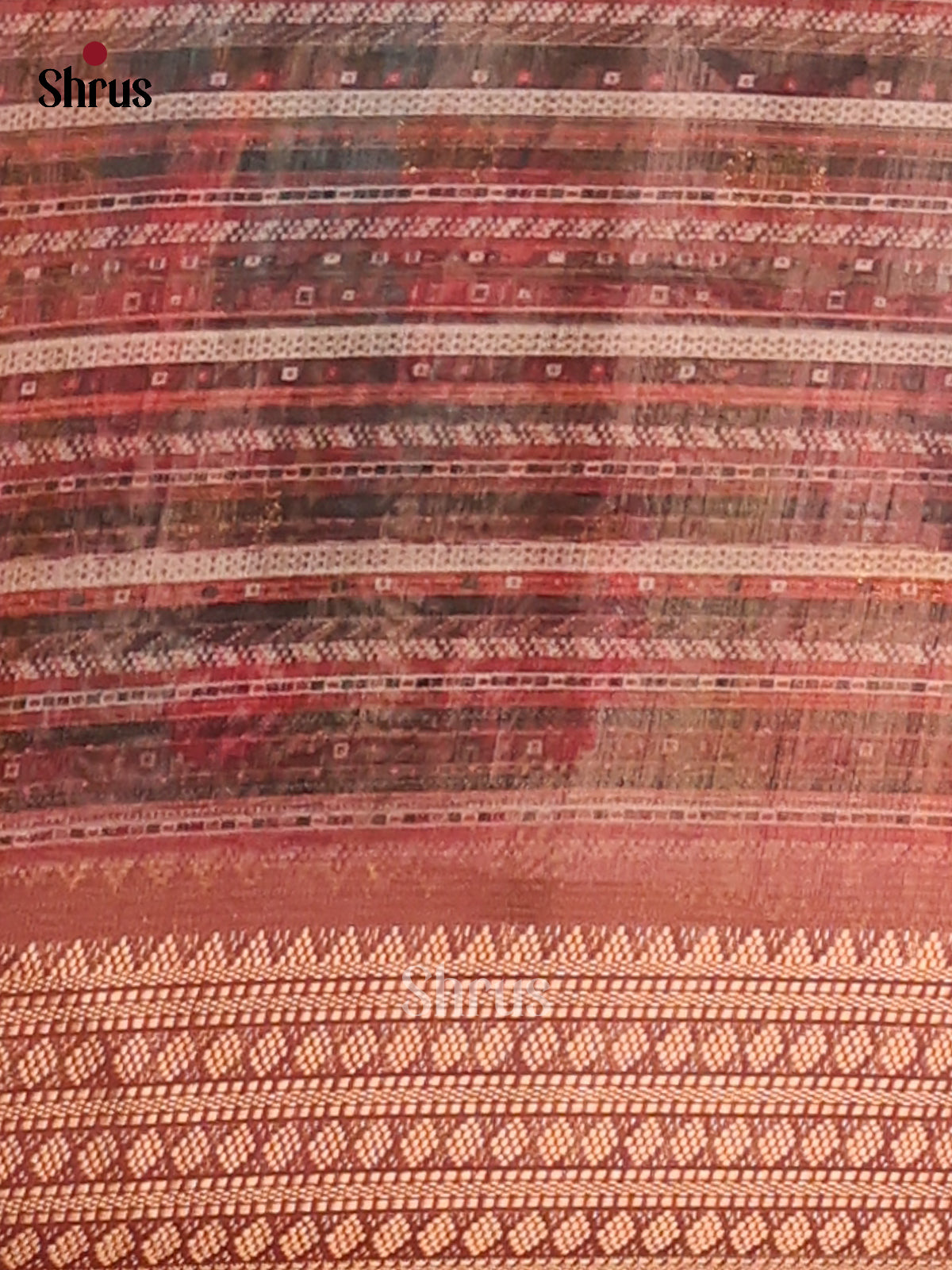 Light onion Pink Dark Onion Pink - Champa Semitussa Saree - DCS11191 - Shop on Shrus.com