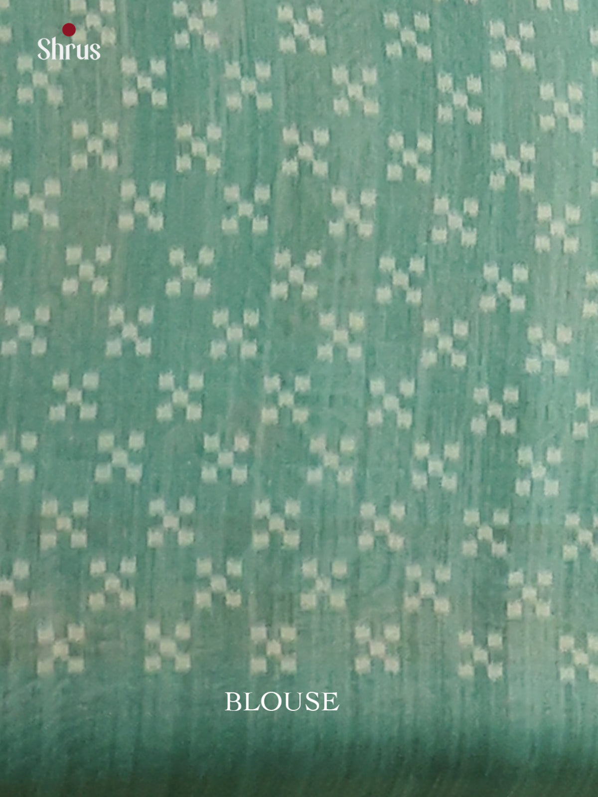 lite grey & teal green - Champa Semitussa Saree - DCS11201 - Shop on Shrus.com