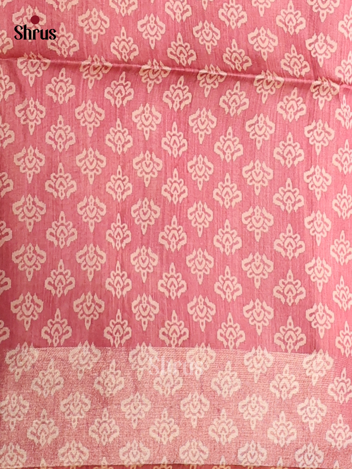 Dark blue & Dark onion Pink - Champa Semi Tussar Saree - DCS11239 - Shop on Shrus.com