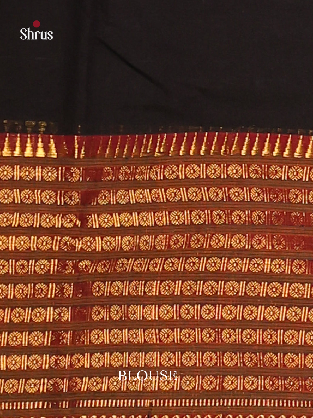Black & Mustard - Narayanpet Cotton Saree - Shop on Shrus.com