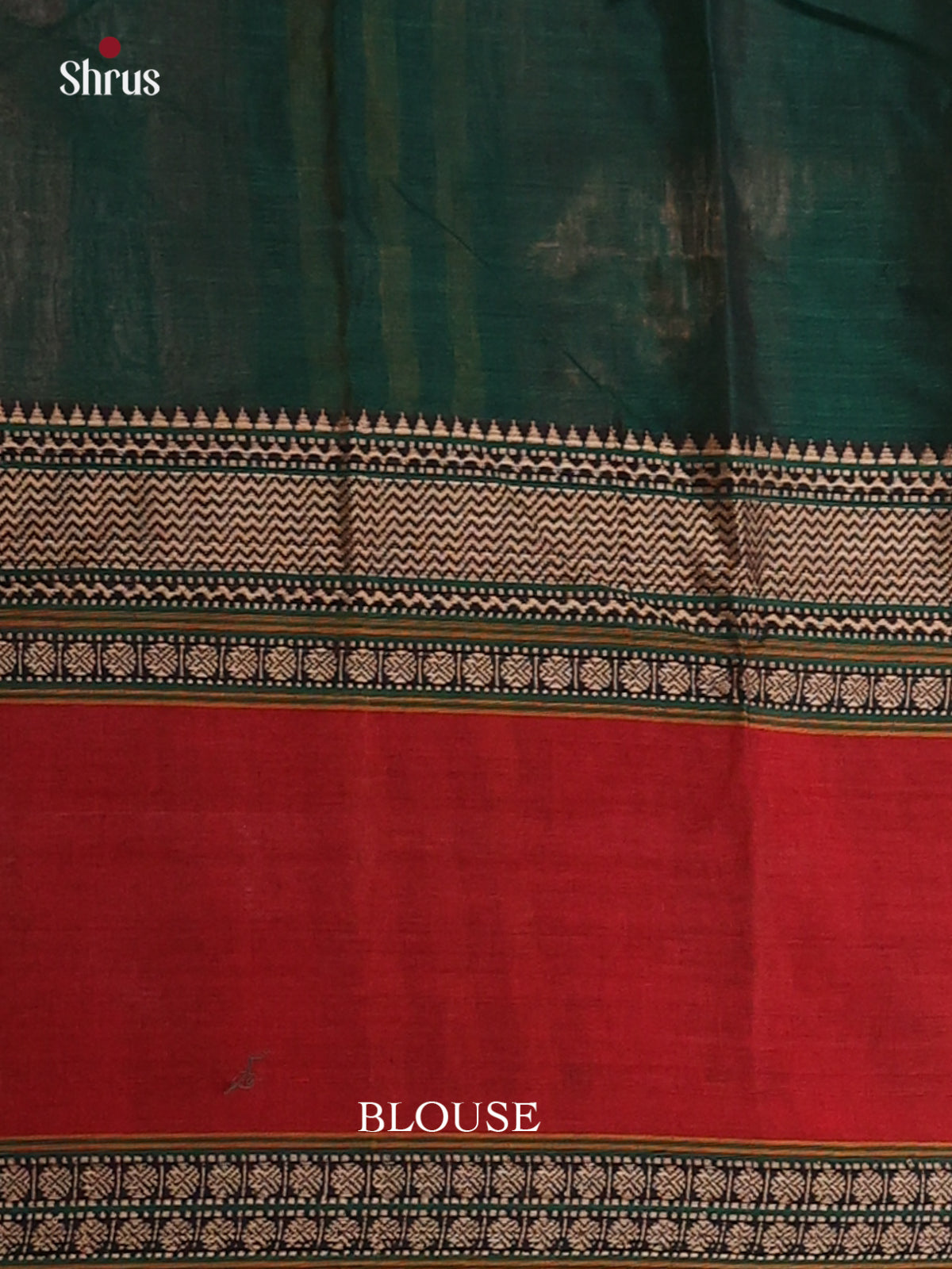 Green & Maroon - Narayanpet Cotton Saree - Shop on Shrus.com