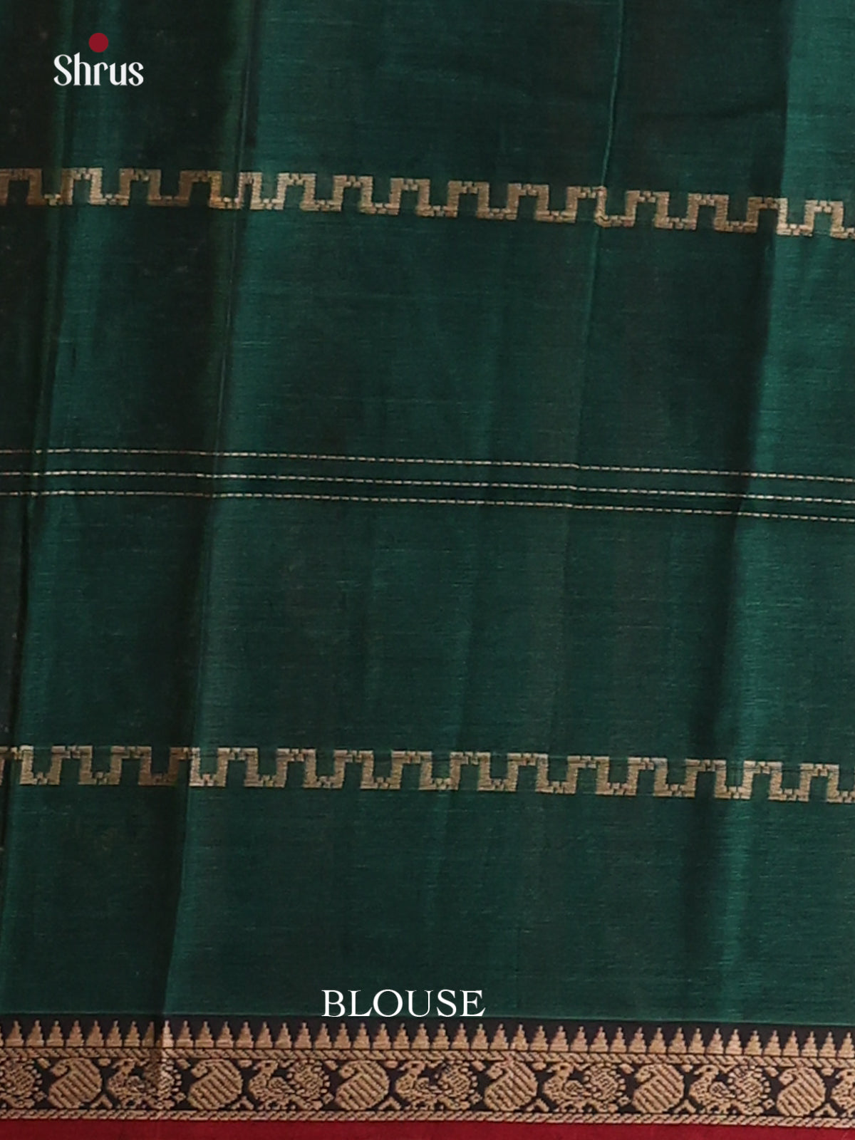 Green & Maroon - Narayanpet Cotton Saree - Shop on Shrus.com