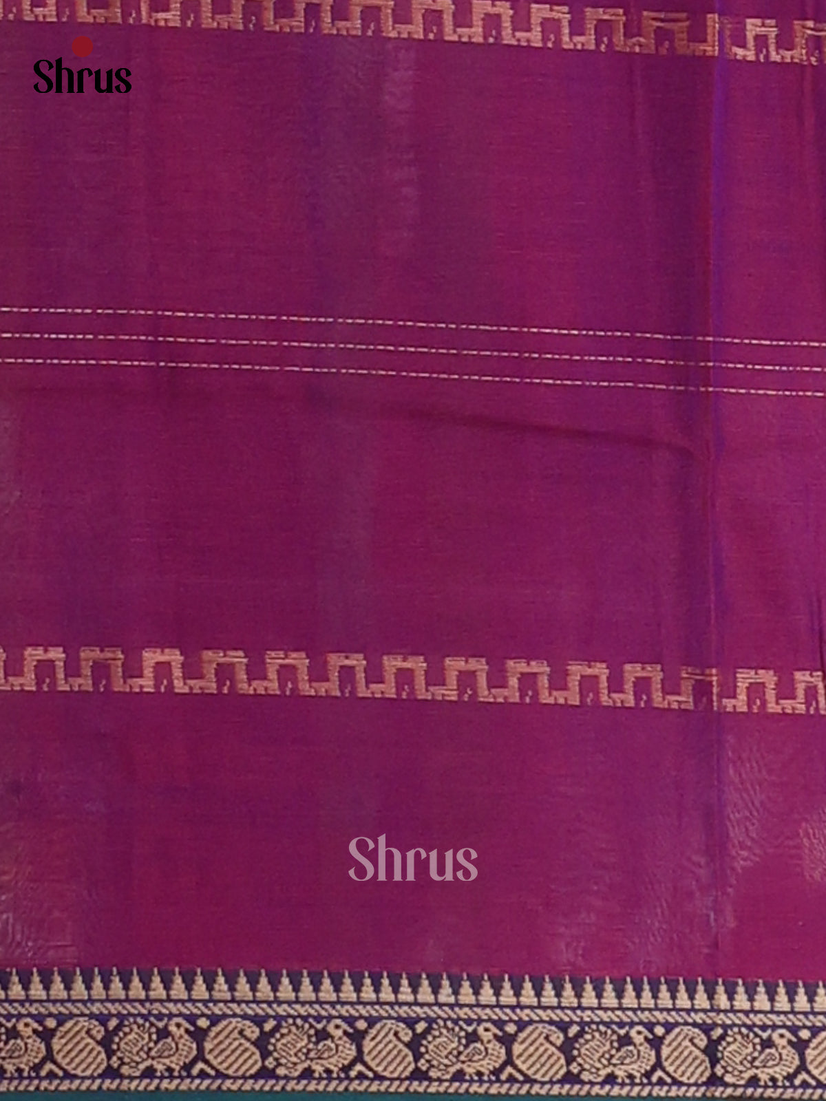 Purple - Narayanpet Cotton Saree - Shop on Shrus.com