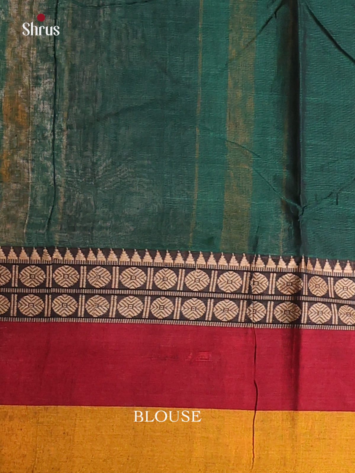 Green & Yellow - Narayanpet Cotton Saree - Shop on Shrus.com