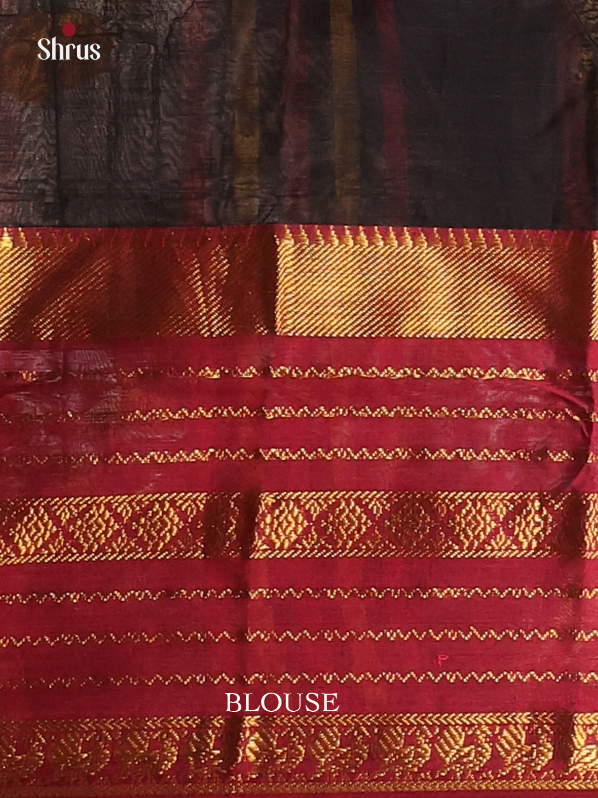 Black & Maroon- Narayanpet Cotton Saree - Shop on Shrus.com