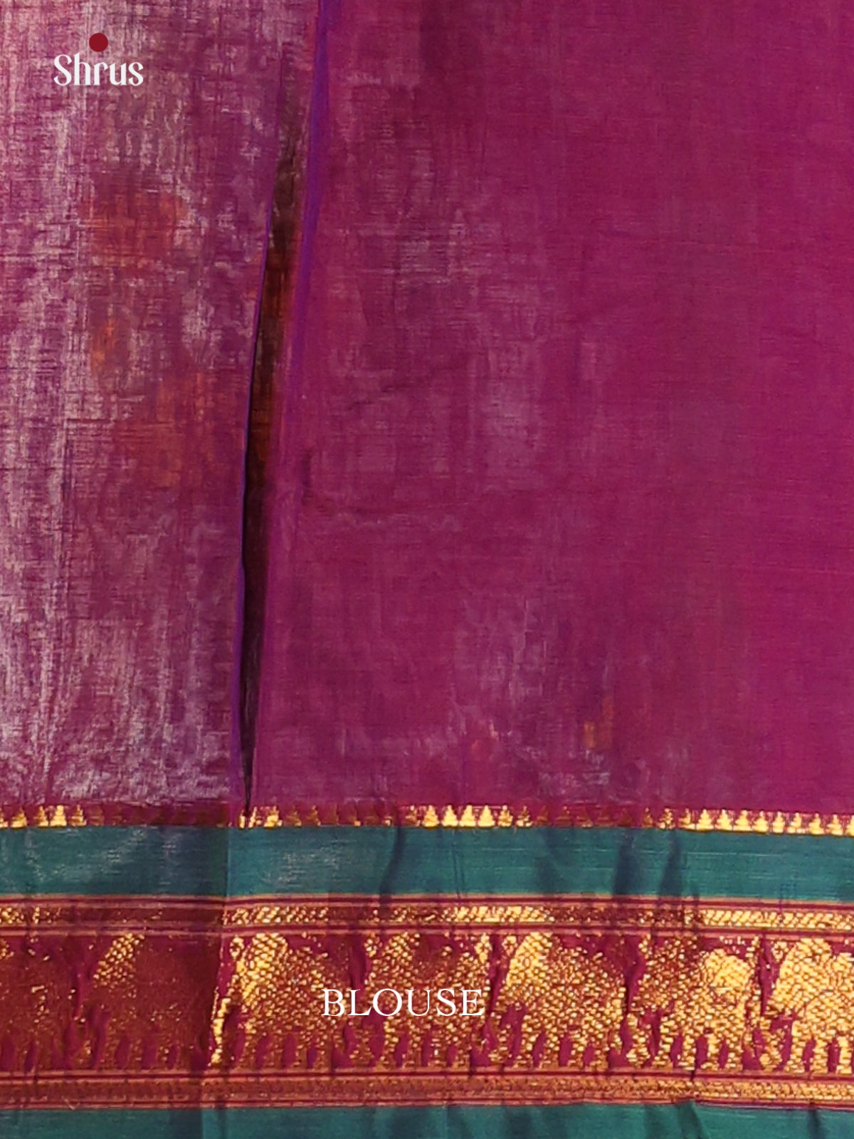Purple & Green - Narayanpet Cotton Saree - Shop on Shrus.com