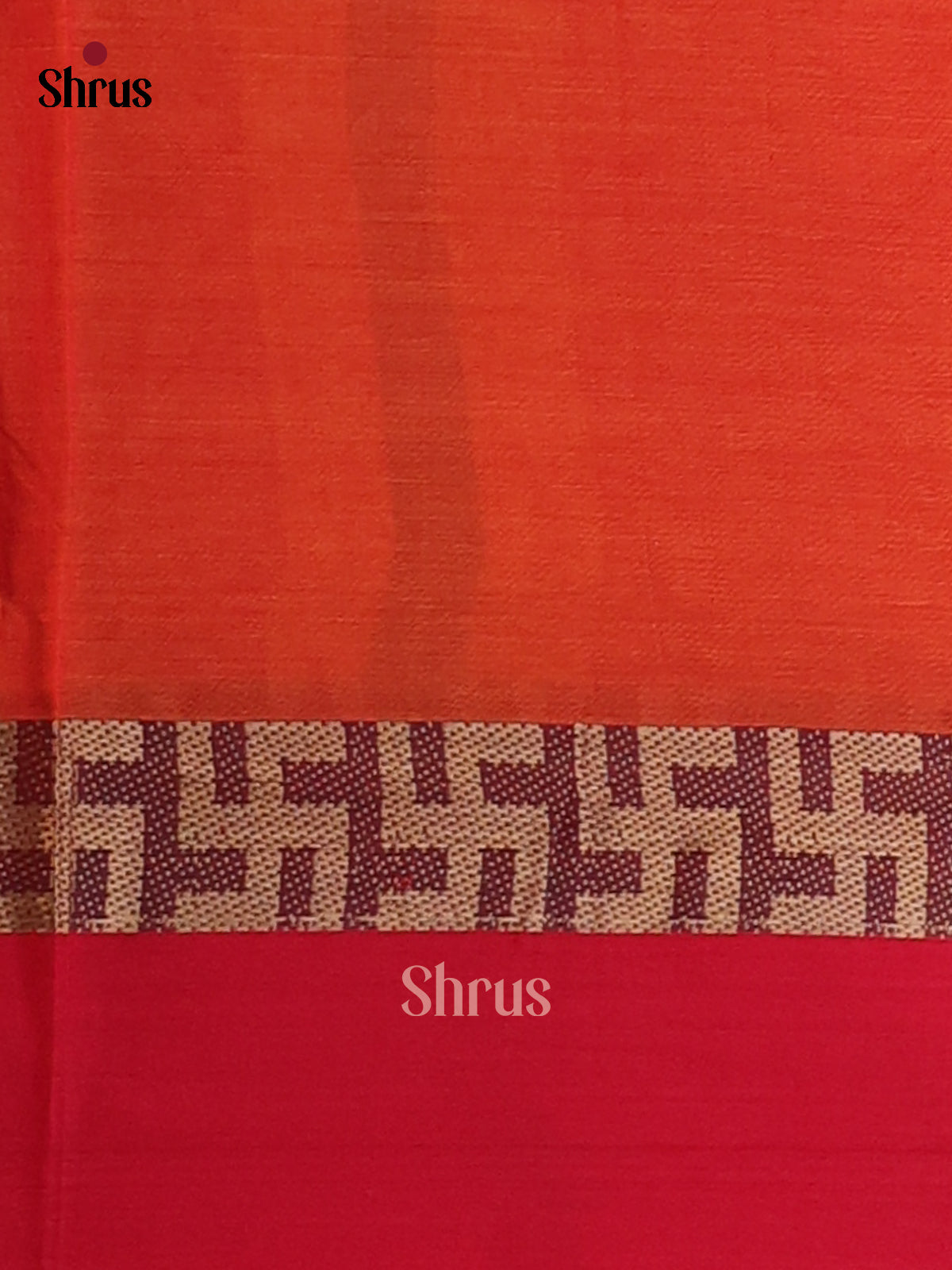 Orange & Green - Narayanpet Cotton Saree - Shop on Shrus.com