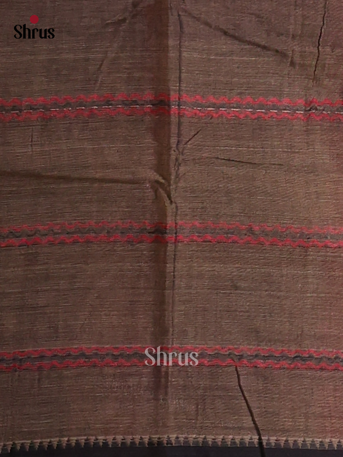 Grey & Black - Narayanpet Cotton Saree - Shop on Shrus.com