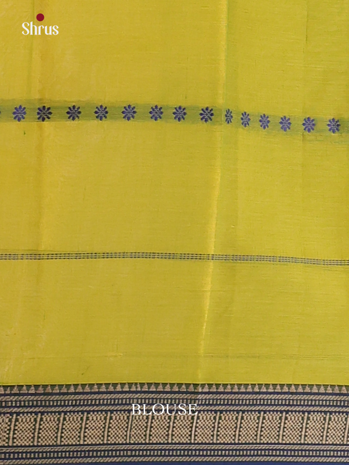 Lite Green & Blue - Narayanpet Cotton Saree - Shop on Shrus.com