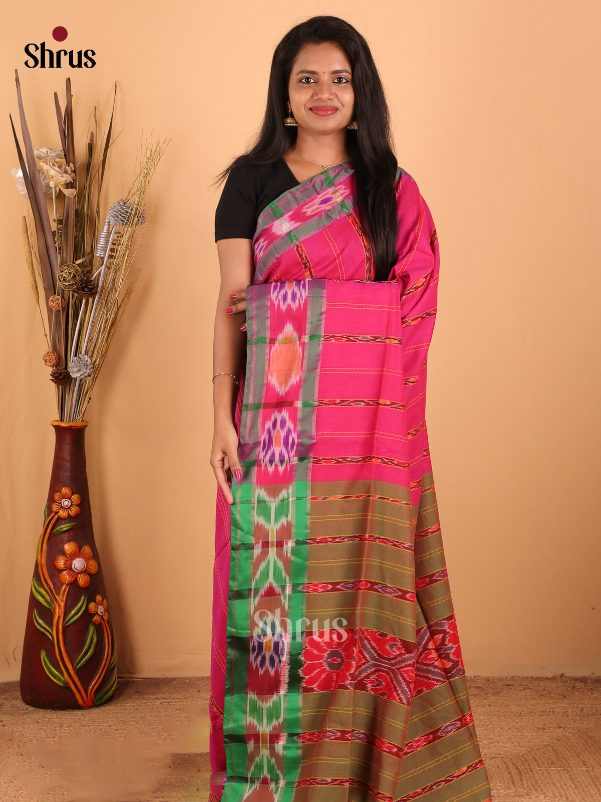 DCS12024 - Bengal Cotton Saree - Shop on Shrus.com