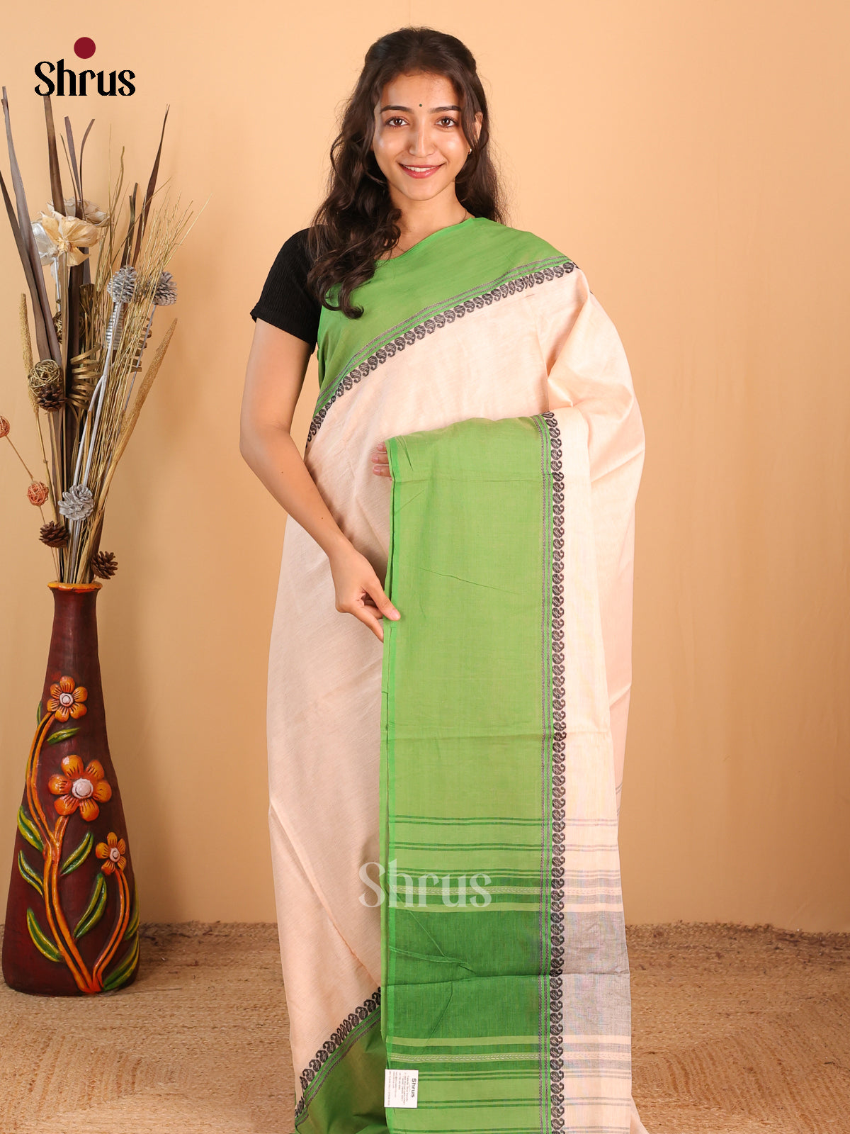 DCS12039 - Bengal cotton Saree - Shop on Shrus.com