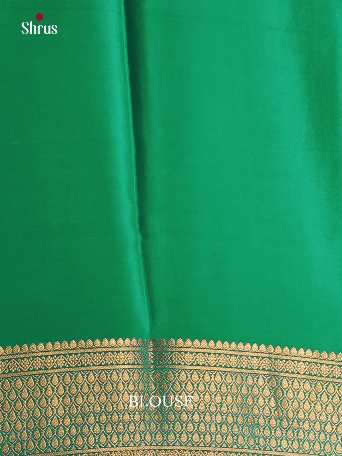 Wine & Green - Mysore Silk Saree - Shop on Shrus.com