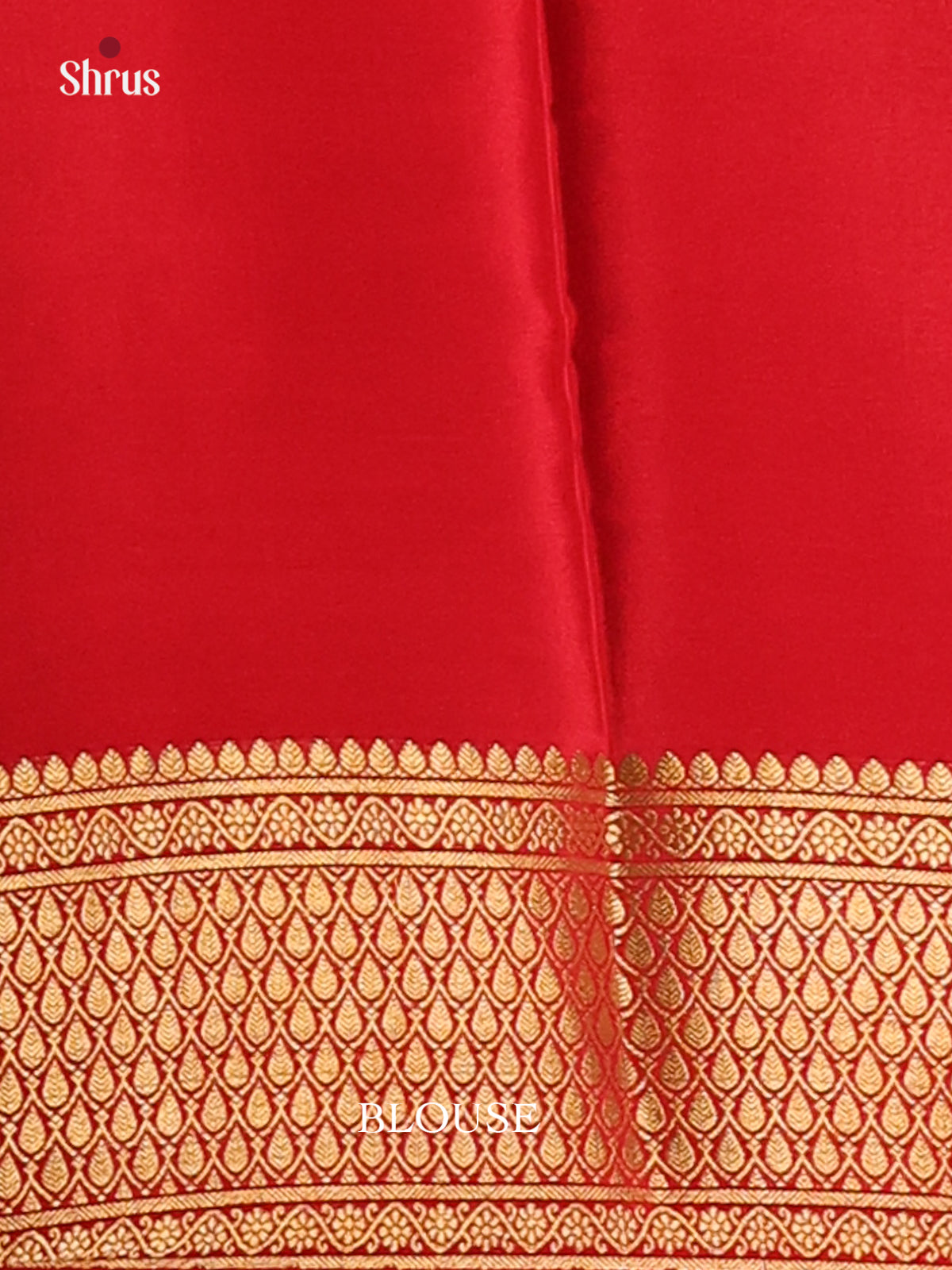 Green & Red - Mysore Silk Saree - Shop on Shrus.com