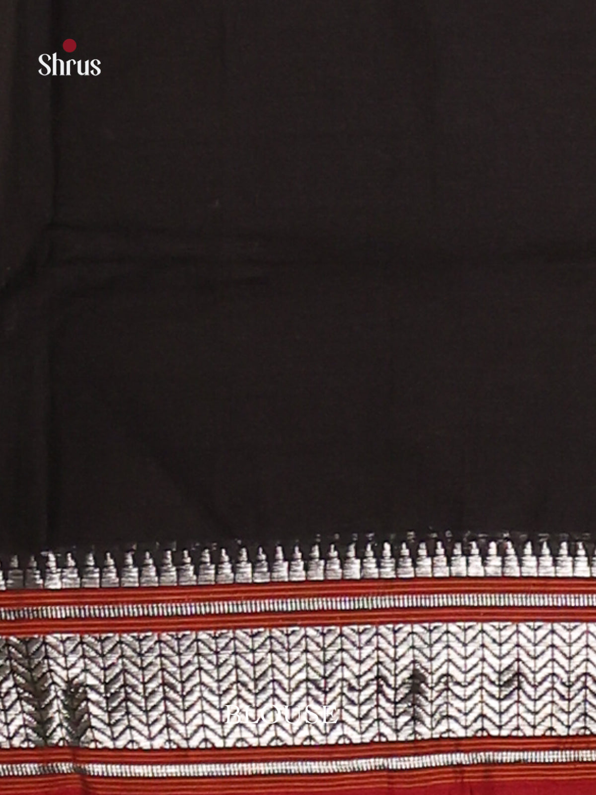 Black & Maroon - Narayanpet Cotton Saree
