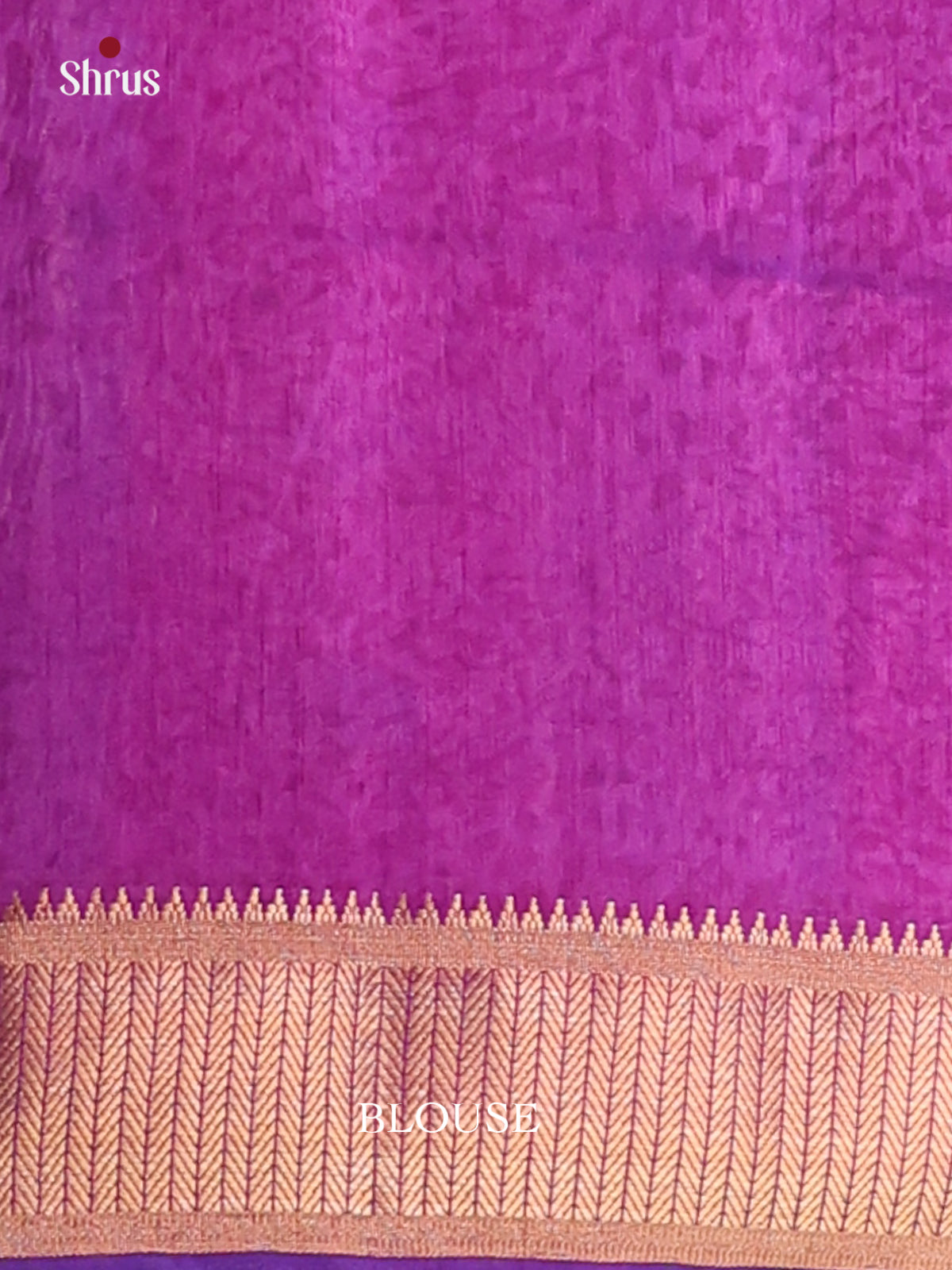 Blue & Purple - Semi Patola Saree - Shop on Shrus.com