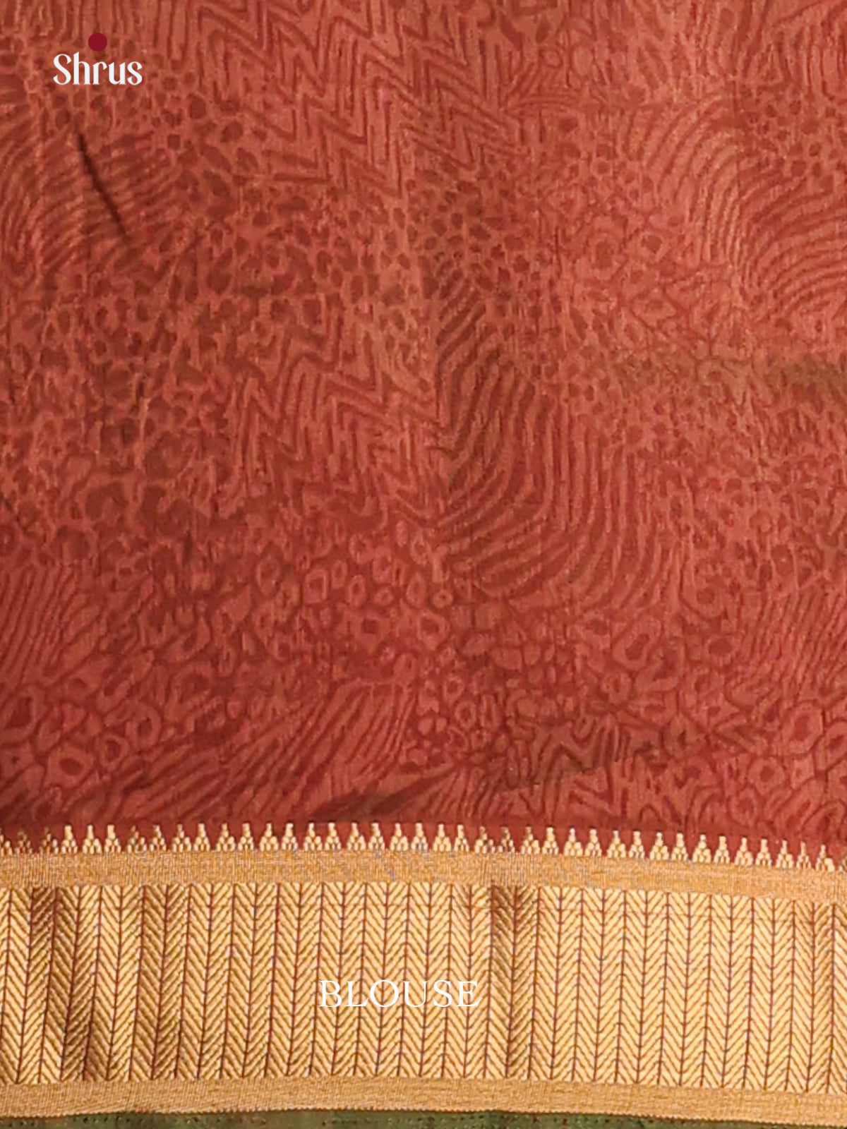 Green & Brown - Semi Patola Saree - Shop on Shrus.com