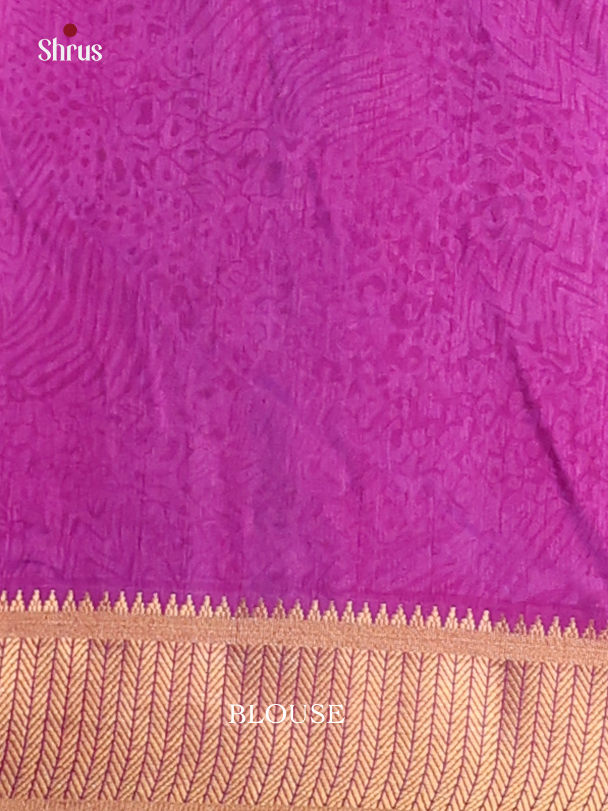 Blue & Purple - Semi Patola Saree - Shop on Shrus.com