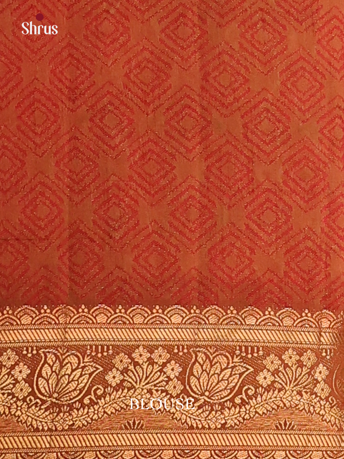Green & Brick- Semi Patola Saree - Shop on Shrus.com