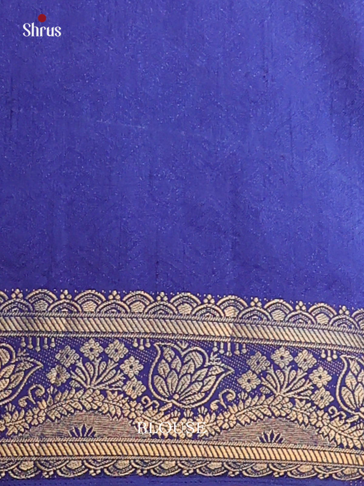 Purple & Blue - Semi Patola Saree - Shop on Shrus.com