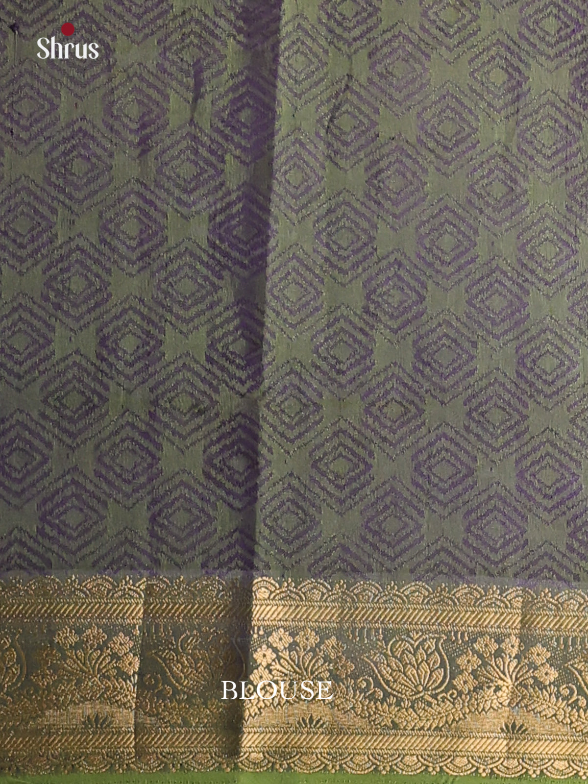 Teal Green & navy blue - Semi Patola Saree - DCS18062 - Shop on Shrus.com