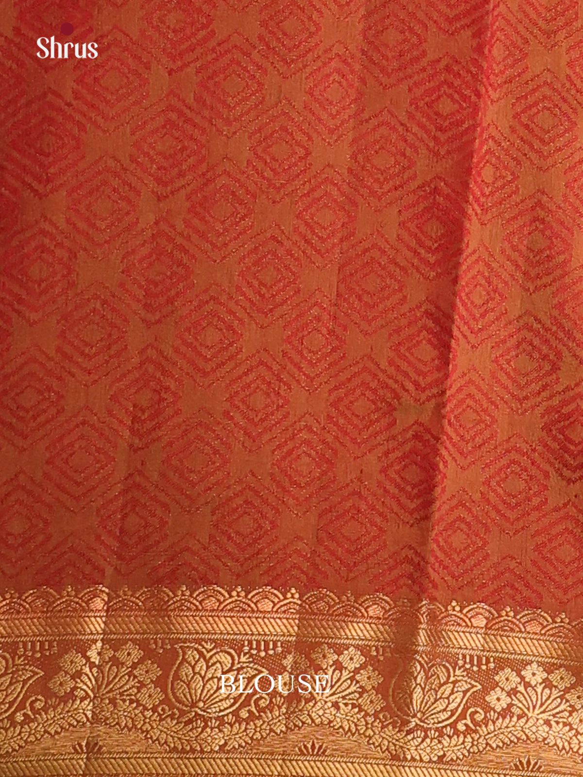 Green & Brick- Semi Patola Saree - Shop on Shrus.com