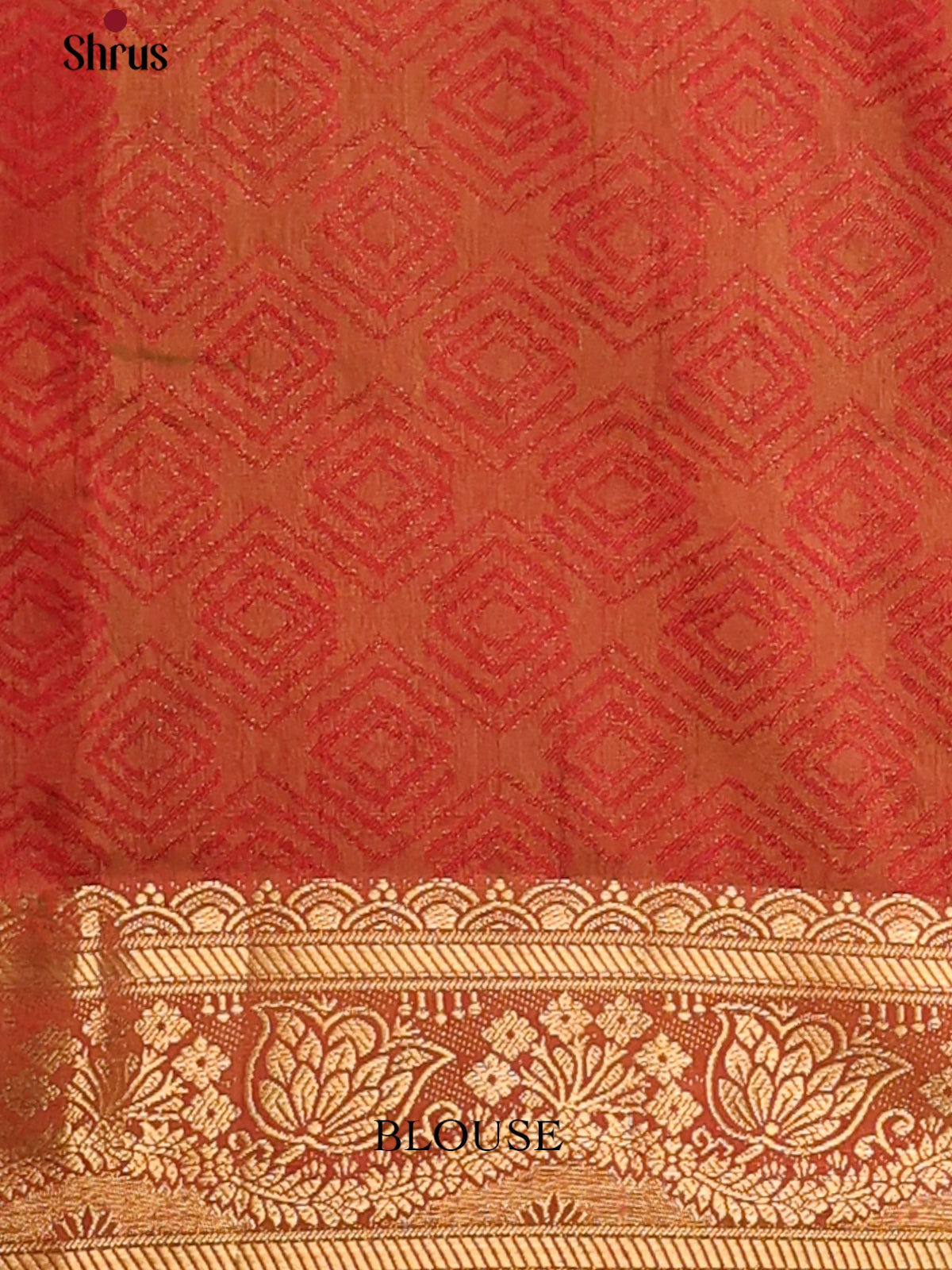 Green & Brick - Semi Patola Saree - Shop on Shrus.com