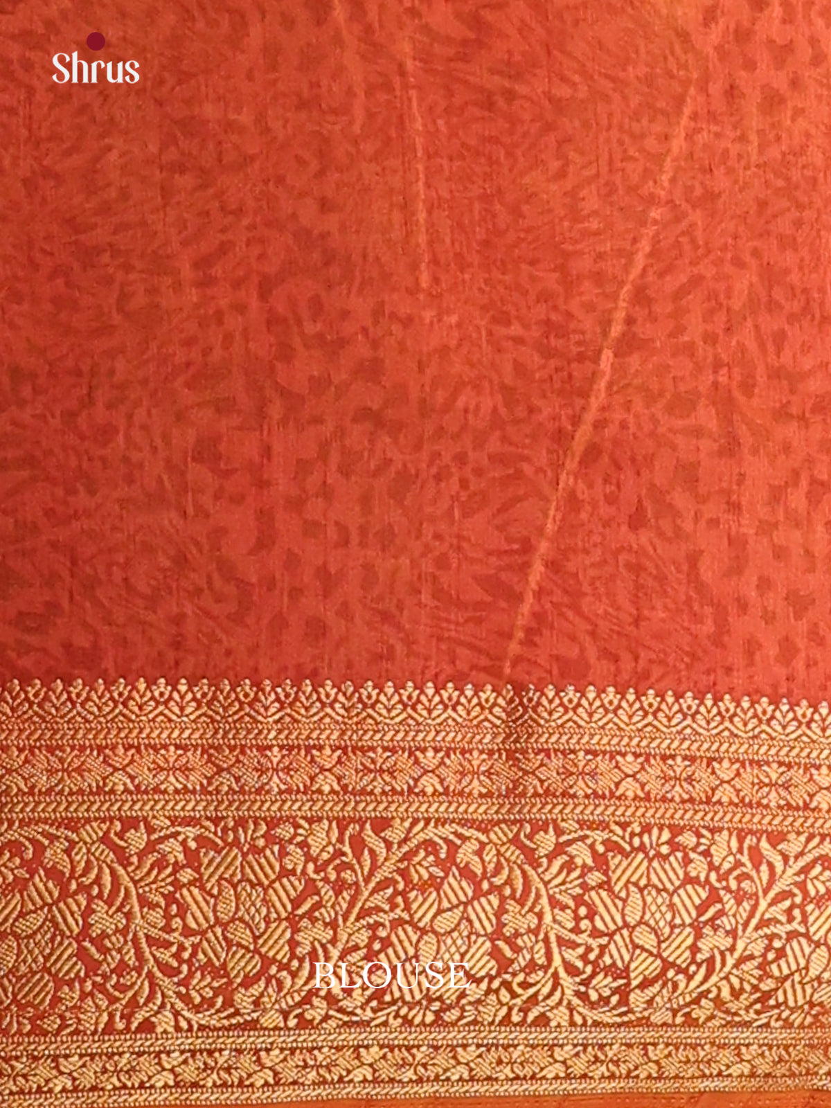 Mustard & Brick - Semi Patola Saree - Shop on Shrus.com