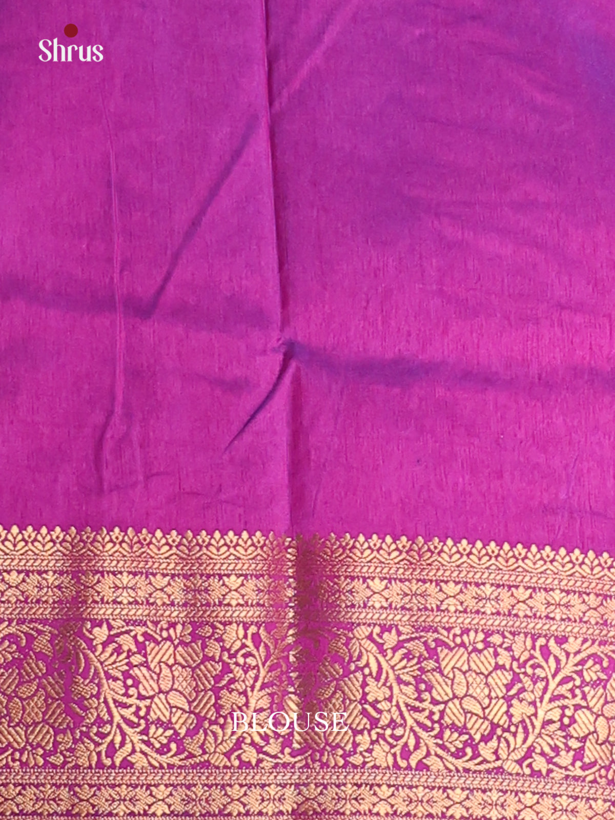 Blue & Purple - Semi Patola Saree - Shop on Shrus.com
