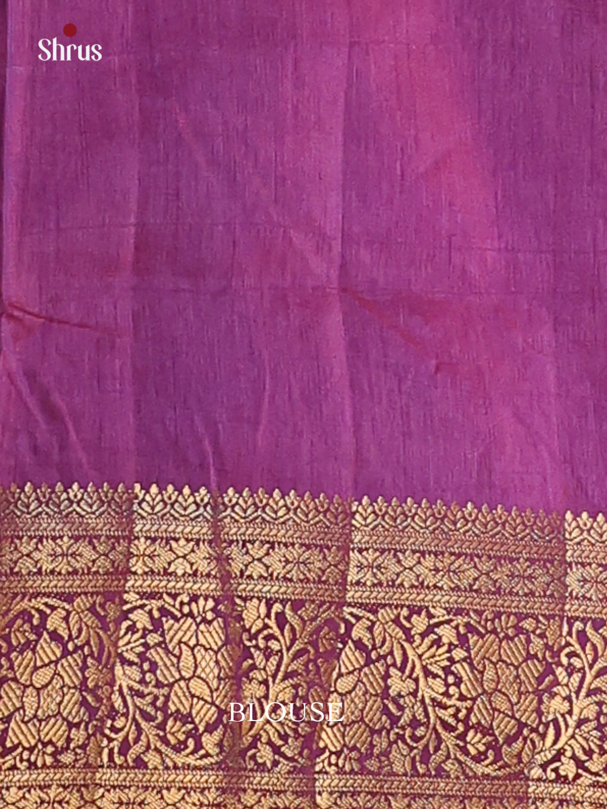 Pink & Purple - Semi Patola Saree - Shop on Shrus.com