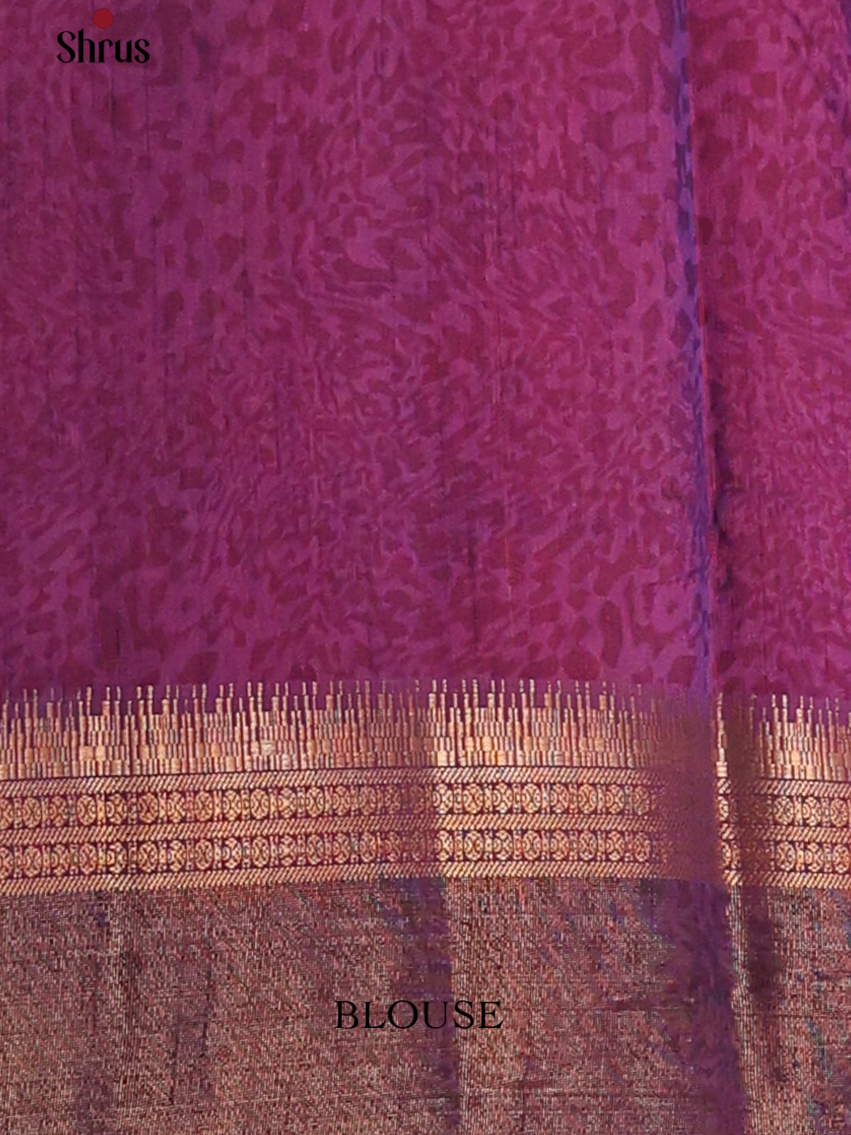 Pink & Purple - Semi Patola Saree - Shop on Shrus.com