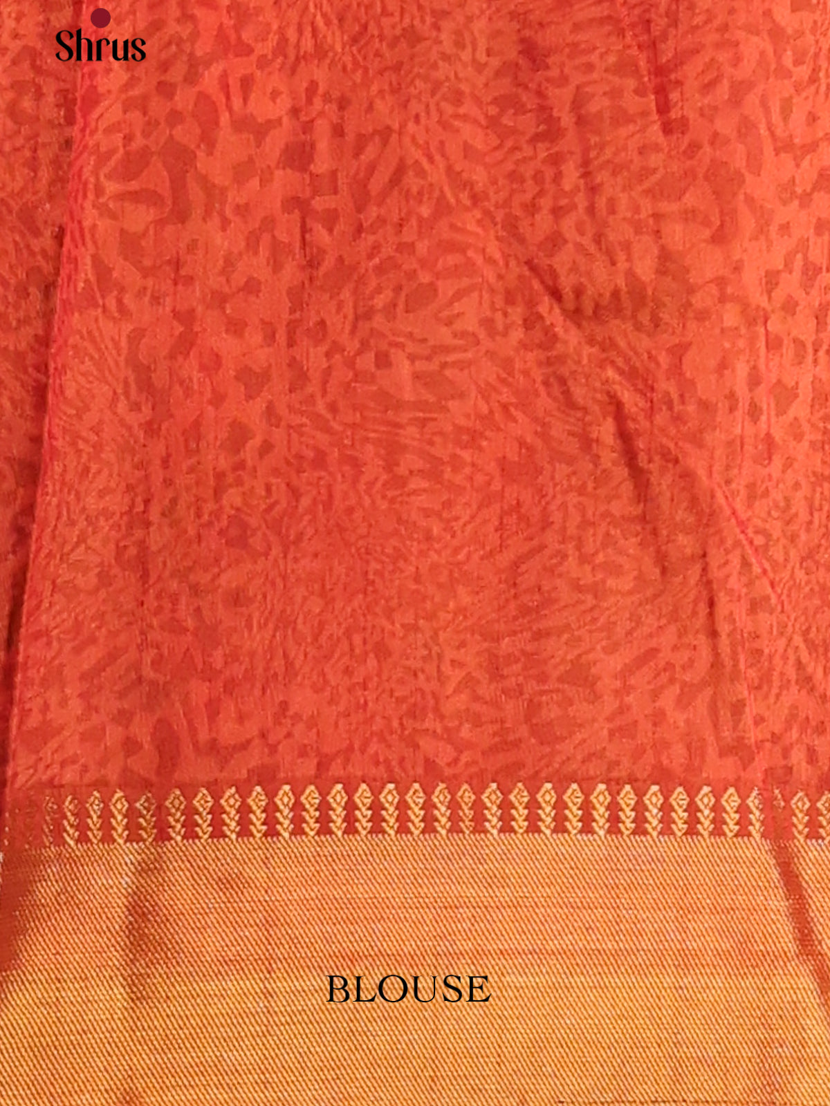 Mustard & Orange - Semi Patola Saree - Shop on Shrus.com
