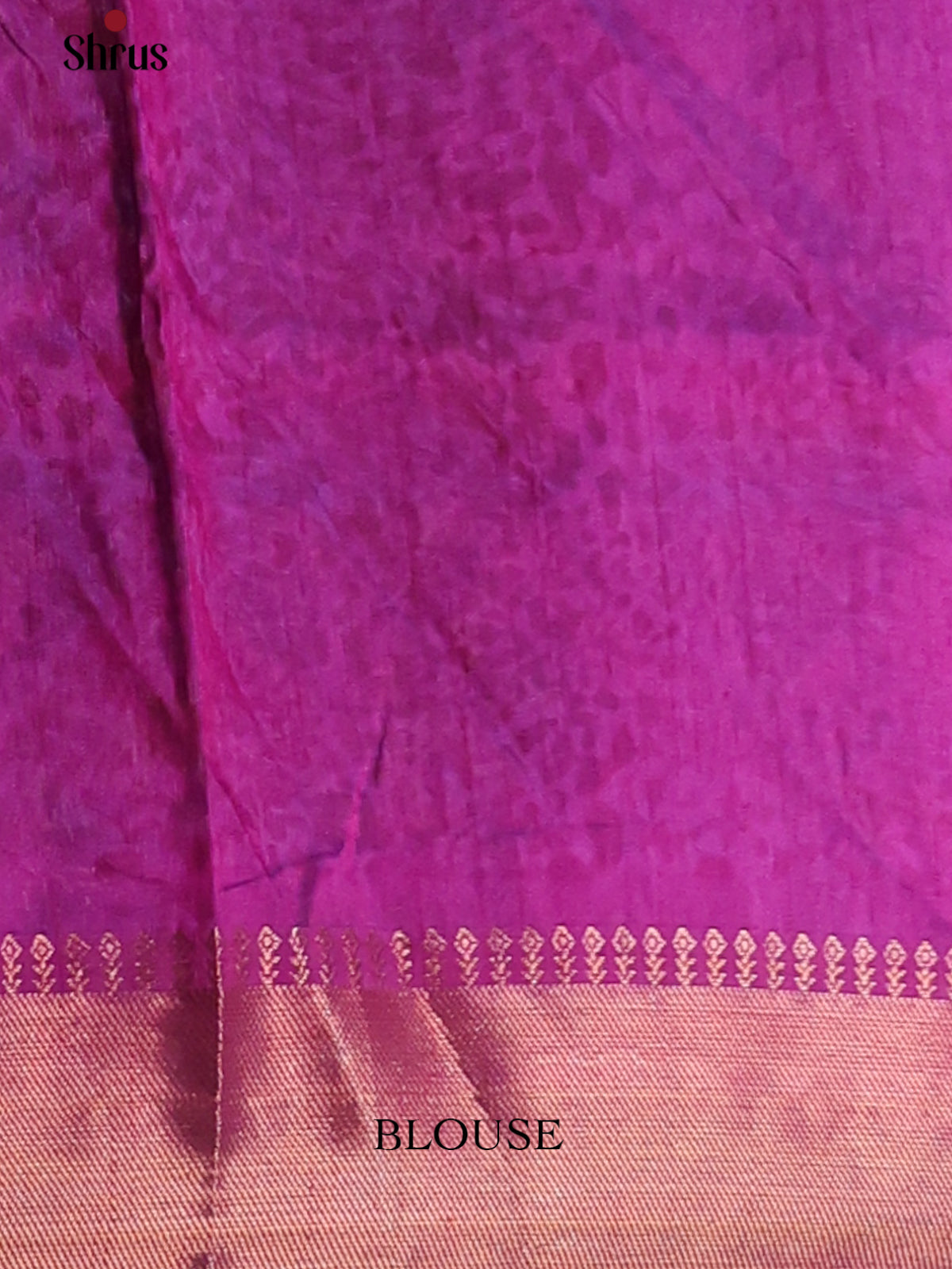 Blue & Purple - Semi Patola Saree - Shop on Shrus.com