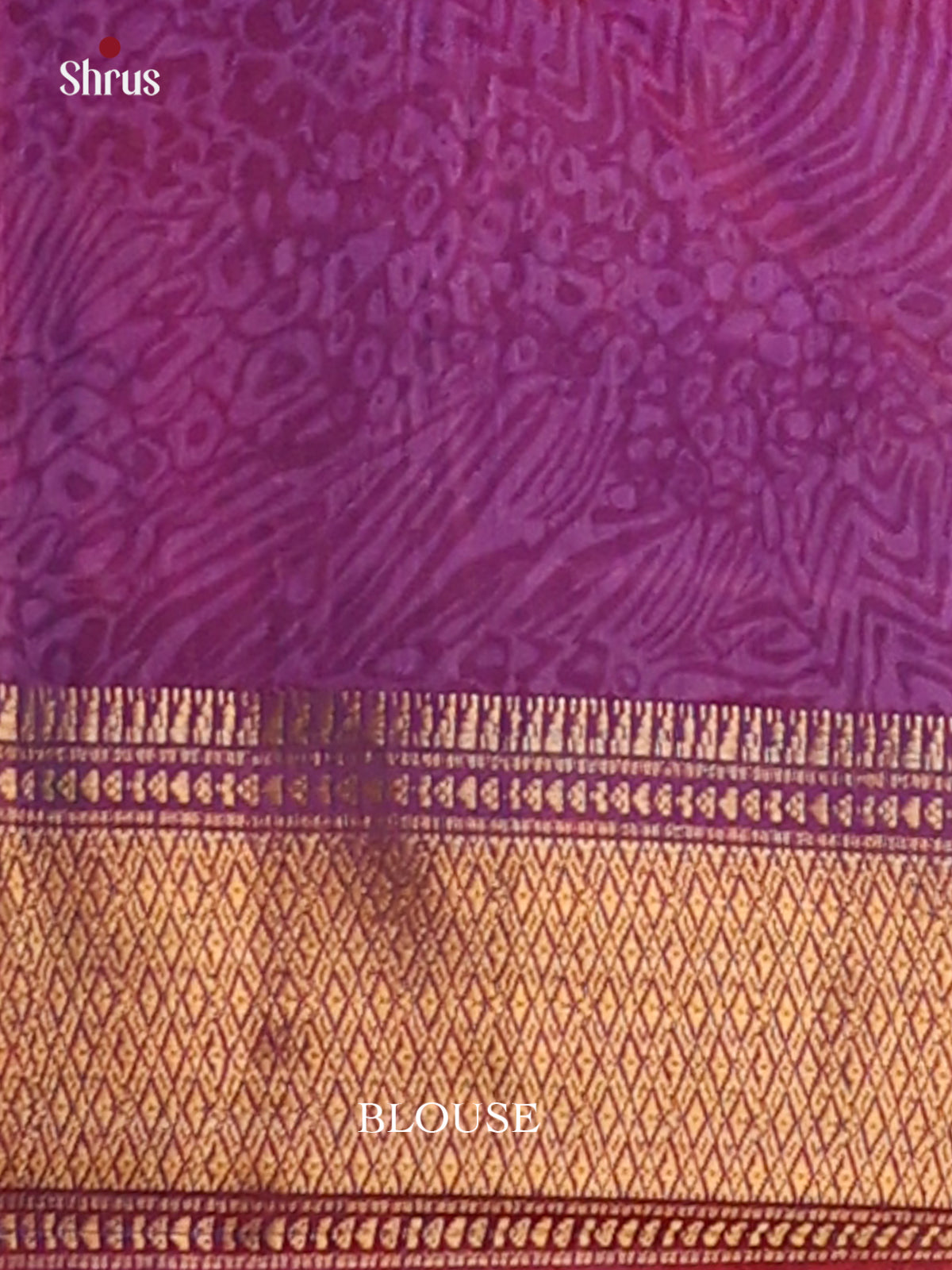 Pink & Purple - Semi Patola Saree - Shop on Shrus.com