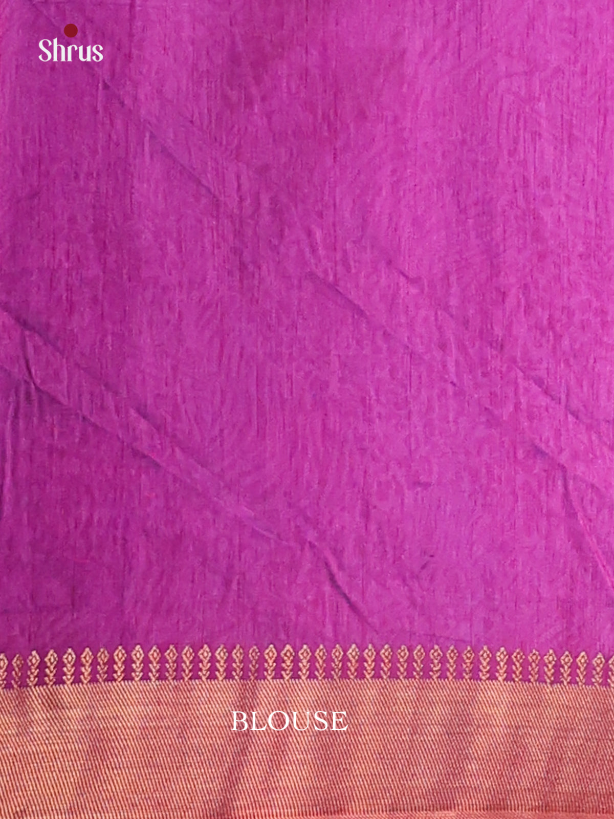Blue & Purple - Semi Patola Saree - Shop on Shrus.com