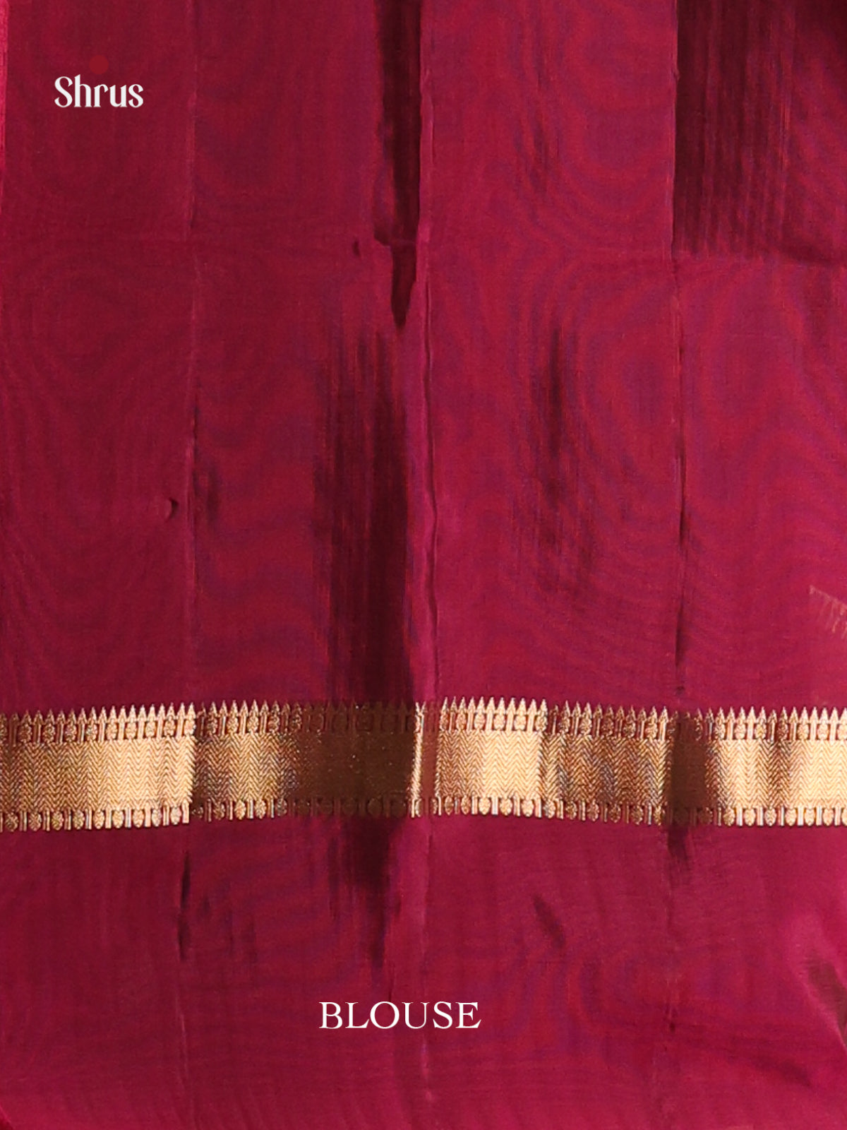 Green & Maroon - Softsilk-halfpure Saree - Shop on Shrus.com