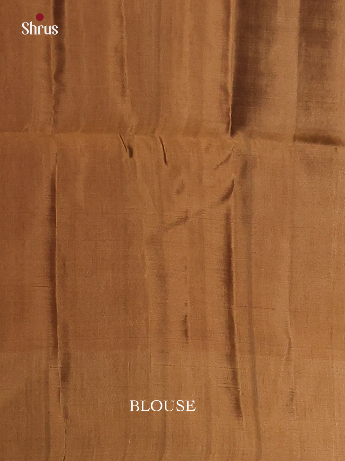 Blue & Golden Brown - Softsilk-halfpure Saree - Shop on Shrus.com