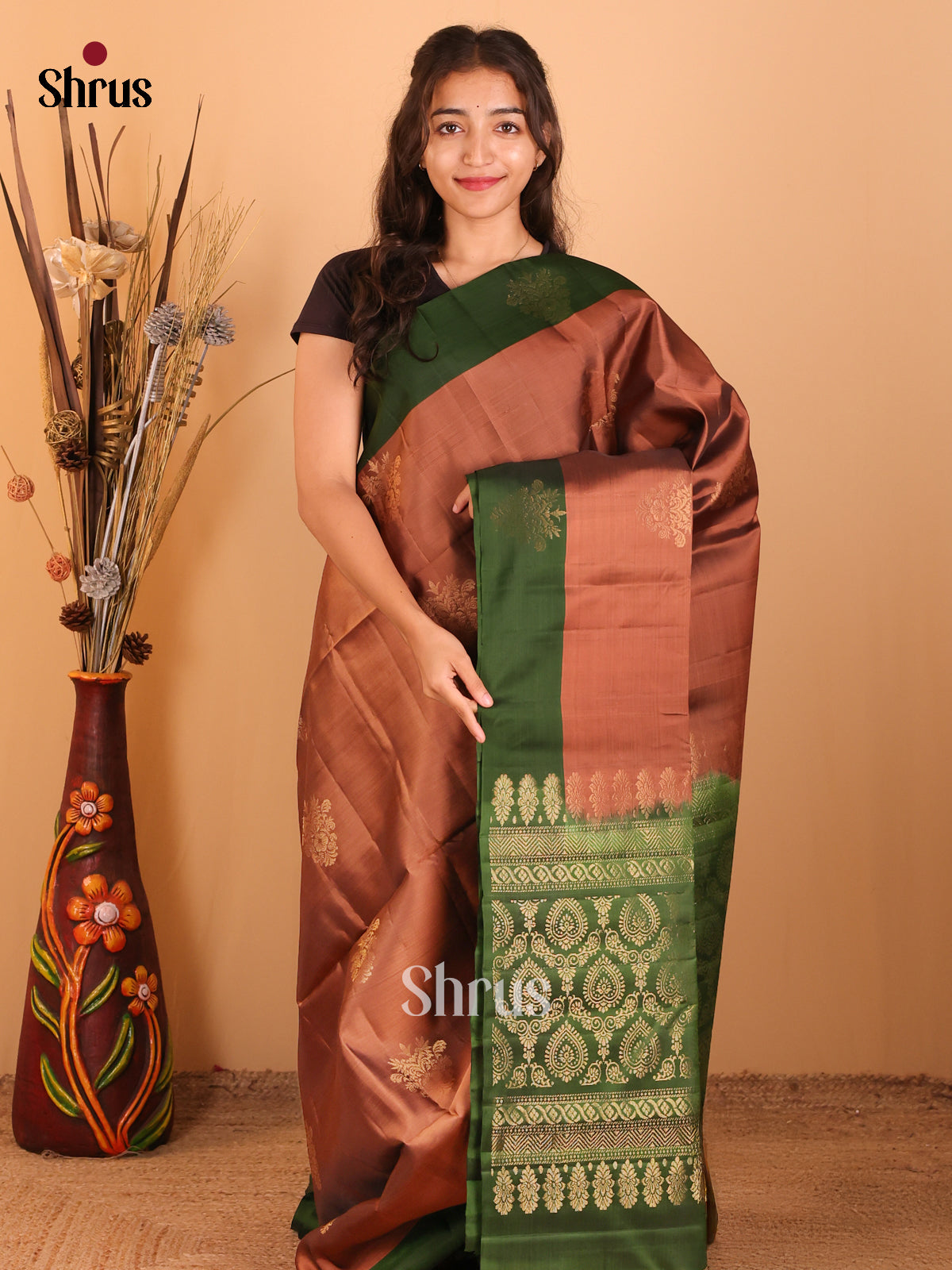 DCS19135 - Softsilk-halfpure Saree - Shop on Shrus.com