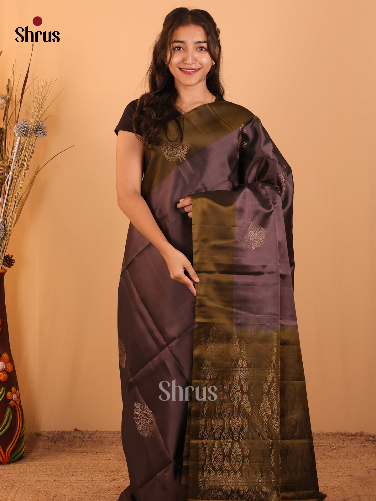 DCS19149 - Softsilk-halfpure Saree - Shop on Shrus.com